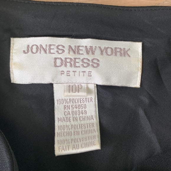 ELEGANT A LINE MIDI JONES NEW YORK DRESS - SIZE 10P - Picture 3 of 10